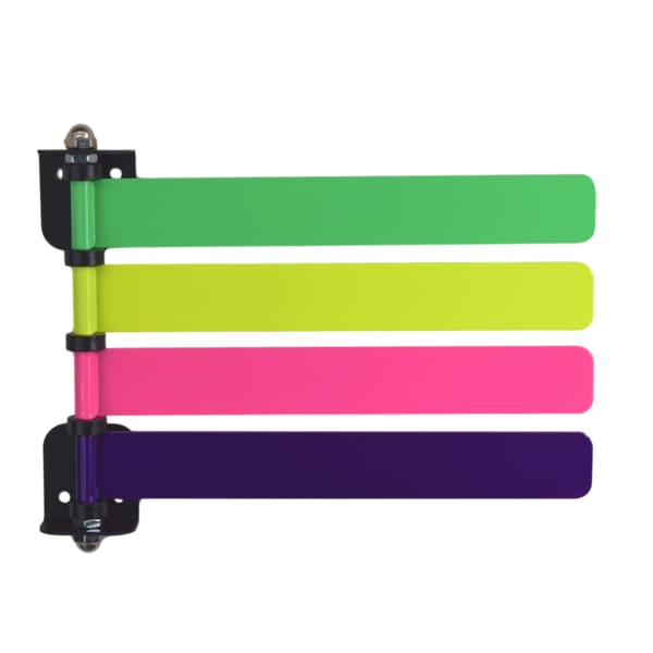 High Visibility Neon Exam Room Flags (8", 4 Flag)